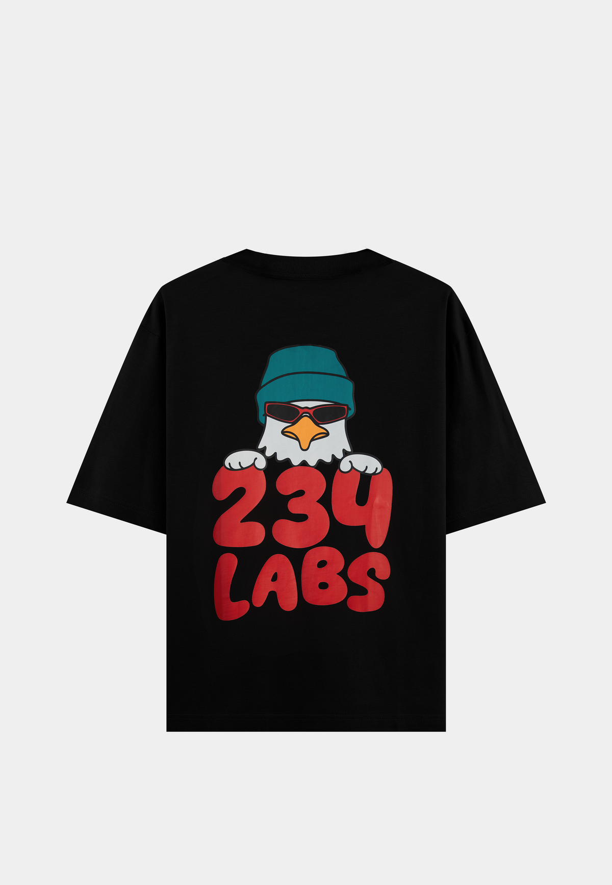 234 Labs Eagle Mean Mug T-Shirt Black