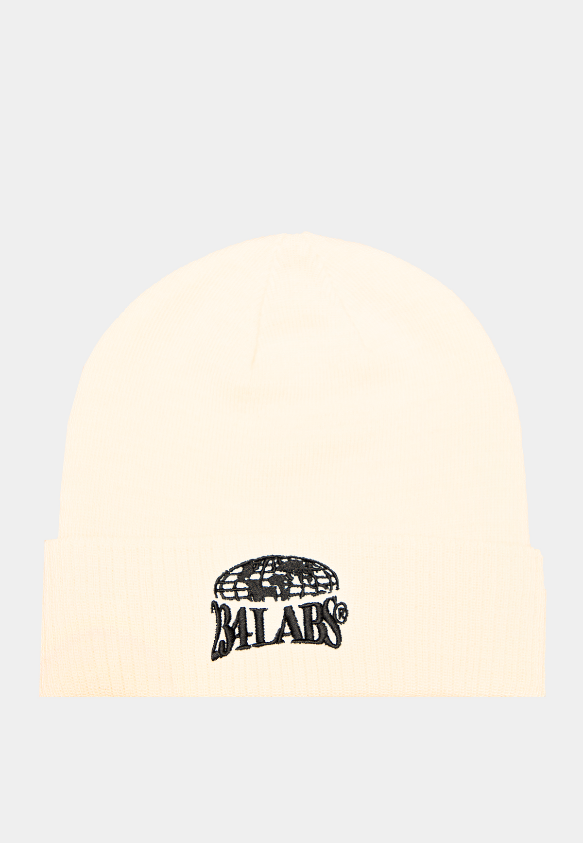 White Globe Logo Beanie