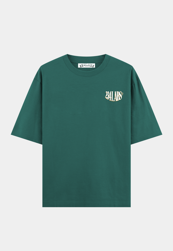 234Labs Signature Logo  T-shirt Green