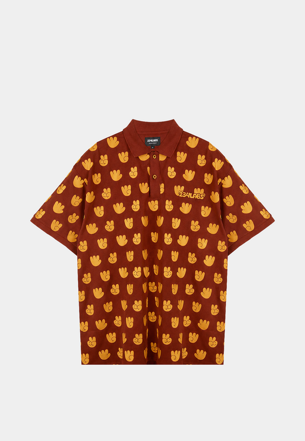 234 Labs Hand Polo Red