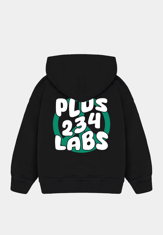 234 Labs Logo Hoodie Black