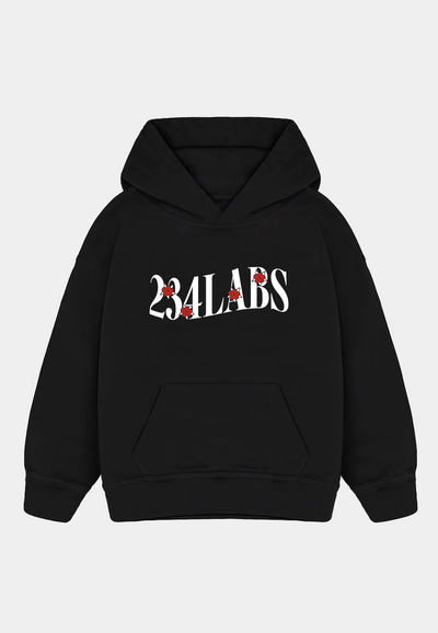 Black Rose Logo Hoodie