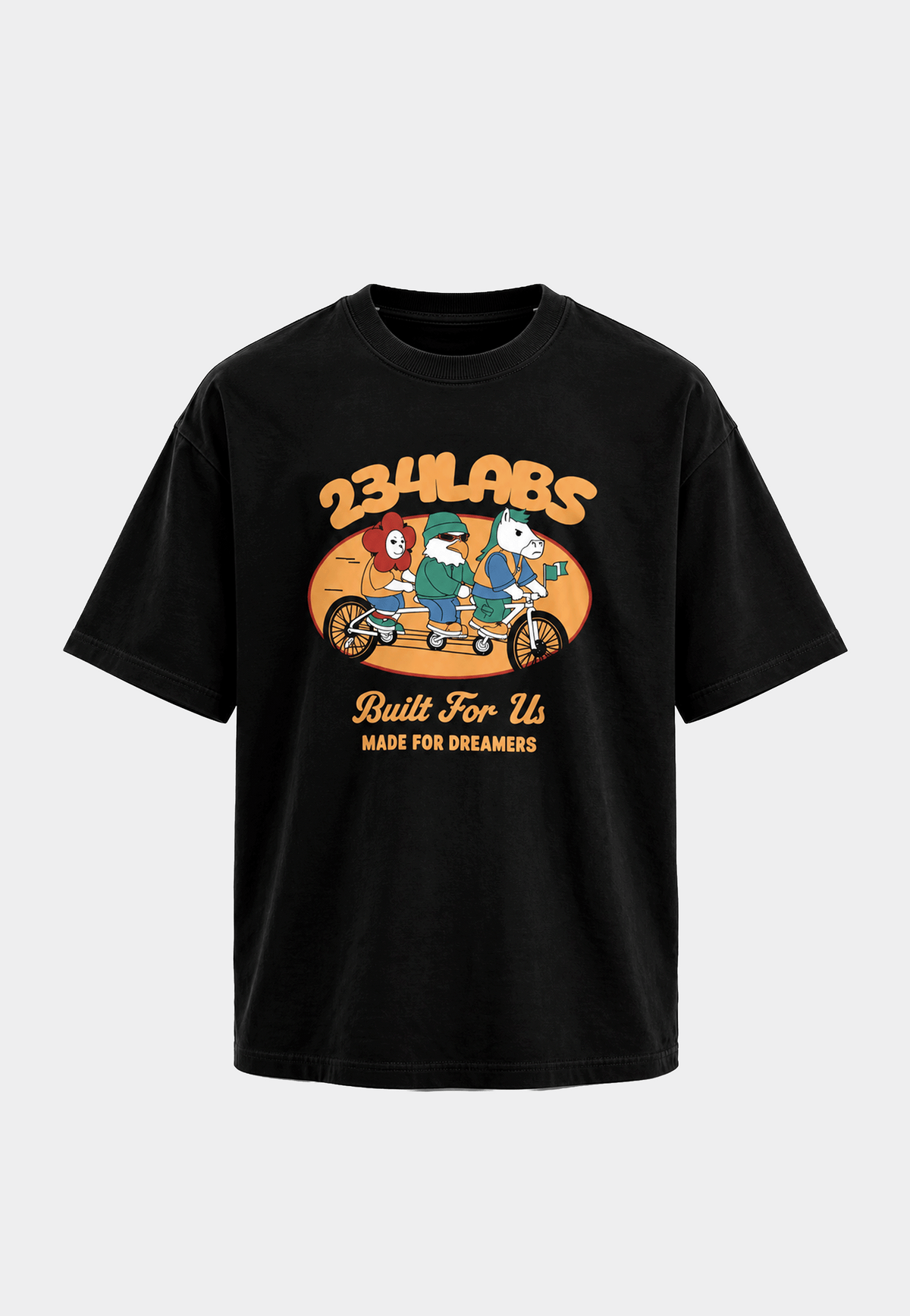 Black Long Ride Men T-Shirt