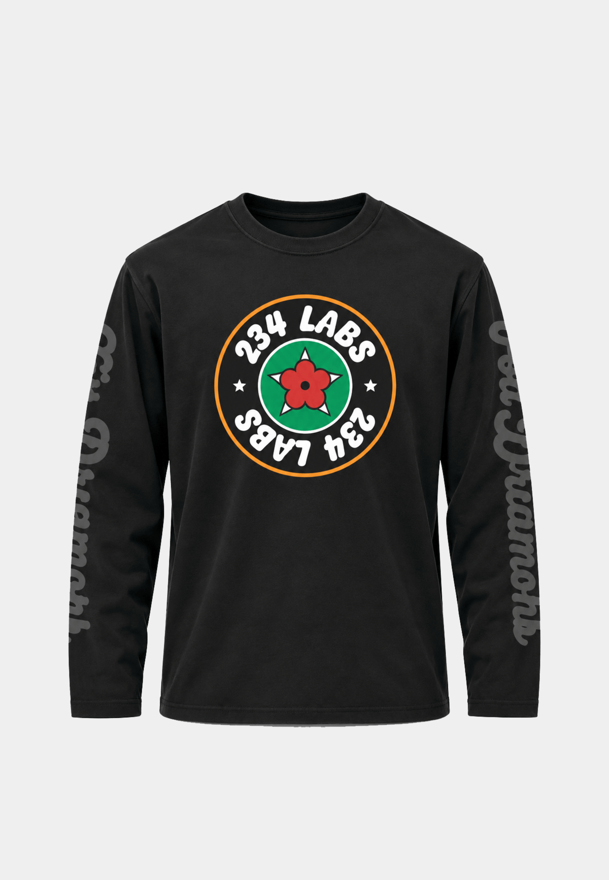 Black Dreamers Crest Long Sleeve T-Shirt