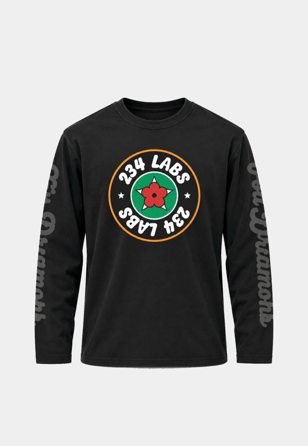 Black Dreamers Crest Long Sleeve T-Shirt